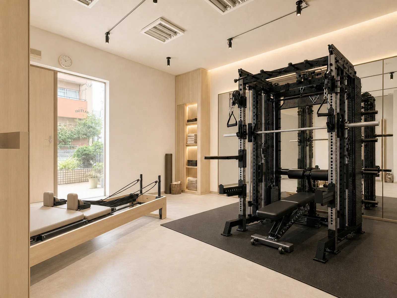 完成イメージ：STLiNE 浜田山店のスタジオ（開業前のため完成予想図です）